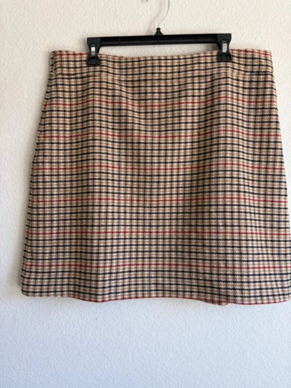 NWT J. Crew Women's Pencil Skirt Size 16 Wool Blend Heritage Plaid Office Preppy